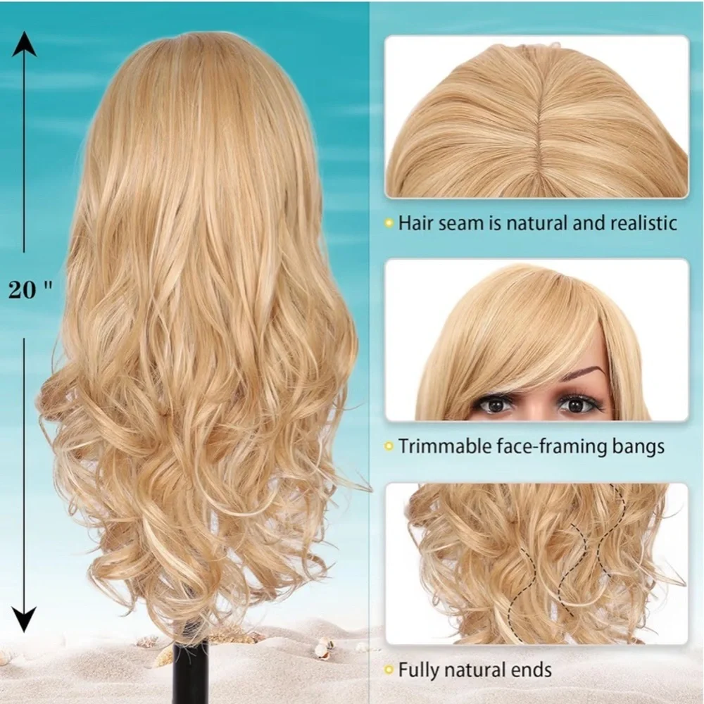 Brand New! Blonde Wavy Hair Wig